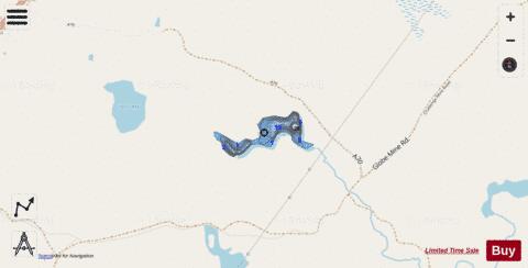 Thirteenmile Lake depth contour Map - i-Boating App - Streets