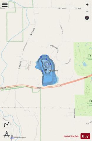 Stony Lake depth contour Map - i-Boating App - Streets