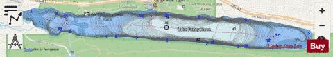 Fanny Hooe, Lake depth contour Map - i-Boating App - Streets