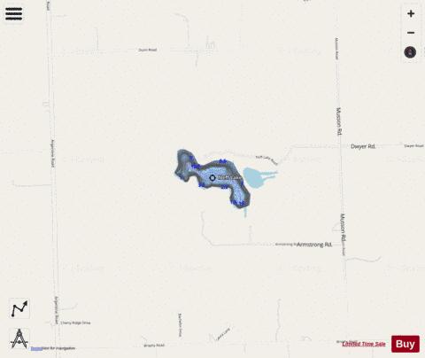 Neff Lake depth contour Map - i-Boating App - Streets