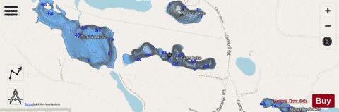 Fur Farm Lake depth contour Map - i-Boating App - Streets