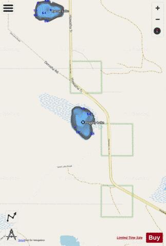 Peggley Lake depth contour Map - i-Boating App - Streets