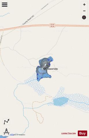 Lowmoor Lake depth contour Map - i-Boating App - Streets