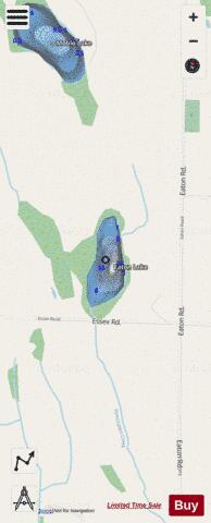Eaton Lake depth contour Map - i-Boating App - Streets