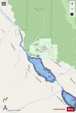 Scotts Lake depth contour Map - i-Boating App - Streets