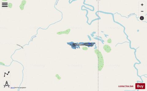 Duck Lake depth contour Map - i-Boating App - Streets