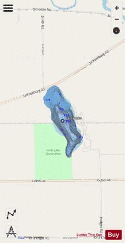 Leidy Lake depth contour Map - i-Boating App - Streets