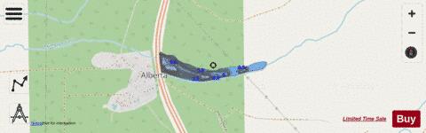part of Plumbago Creek depth contour Map - i-Boating App - Streets