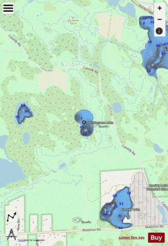 Winnewanna Lake depth contour Map - i-Boating App - Streets