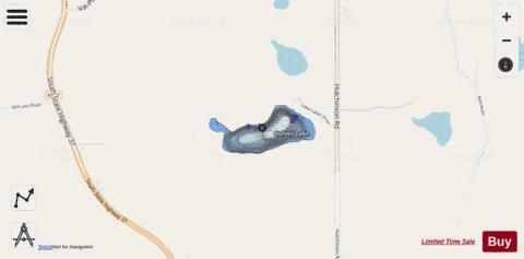 Culver Lake depth contour Map - i-Boating App - Streets
