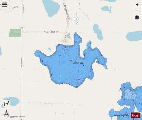 Mission depth contour Map - i-Boating App - Streets