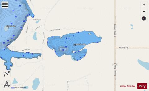Venoah depth contour Map - i-Boating App - Streets