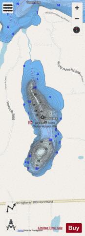 Jack depth contour Map - i-Boating App - Streets