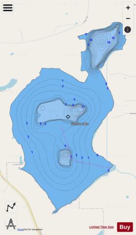 Sunrise depth contour Map - i-Boating App - Streets