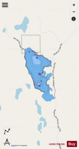 McKenzie depth contour Map - i-Boating App - Streets