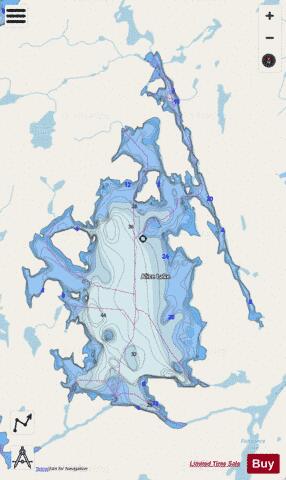 Alice depth contour Map - i-Boating App - Streets