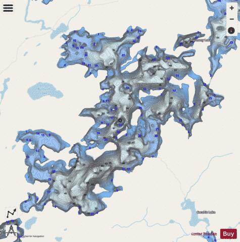 Thomas depth contour Map - i-Boating App - Streets