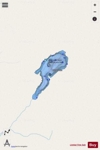 Little depth contour Map - i-Boating App - Streets