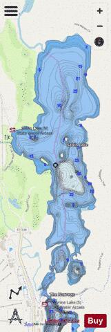 Sabin depth contour Map - i-Boating App - Streets