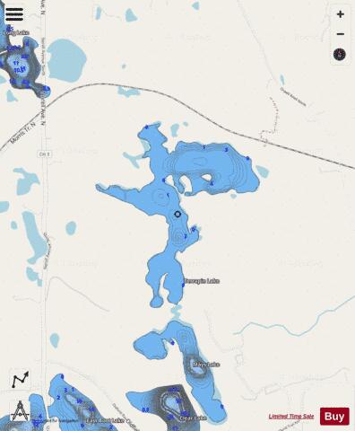 Terrapin depth contour Map - i-Boating App - Streets