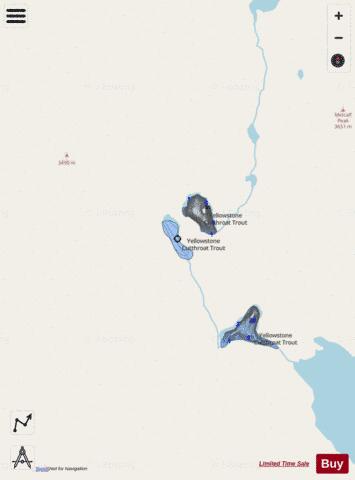 Sheep Lake depth contour Map - i-Boating App - Streets