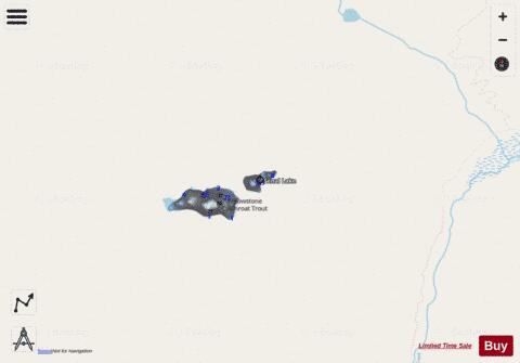 Senai Lake depth contour Map - i-Boating App - Streets