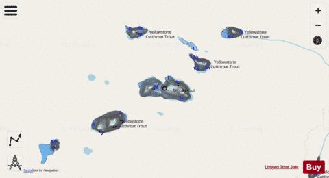 Ship Lake depth contour Map - i-Boating App - Streets