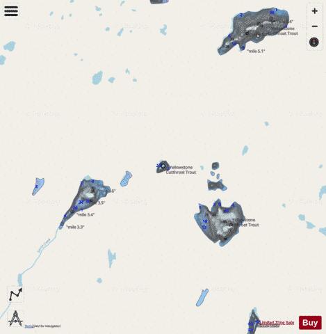 Alp Lake depth contour Map - i-Boating App - Streets