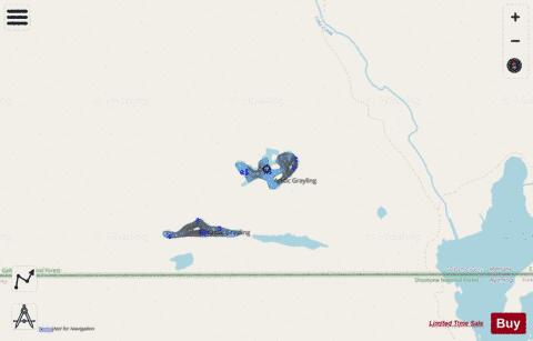Skeeter Lake depth contour Map - i-Boating App - Streets
