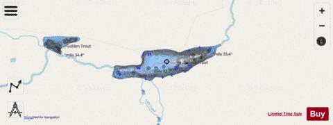 Lake At Falls depth contour Map - i-Boating App - Streets