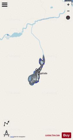 Vogel Lake depth contour Map - i-Boating App - Streets