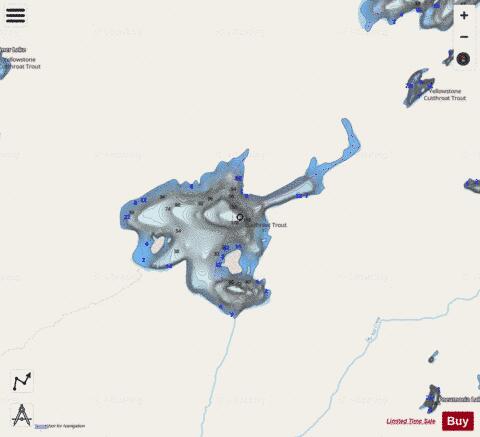 Aero Lake, Lower depth contour Map - i-Boating App - Streets