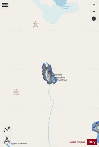 Zimmer Lake depth contour Map - i-Boating App - Streets