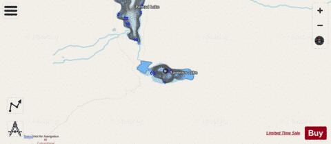 Favonius Lake depth contour Map - i-Boating App - Streets