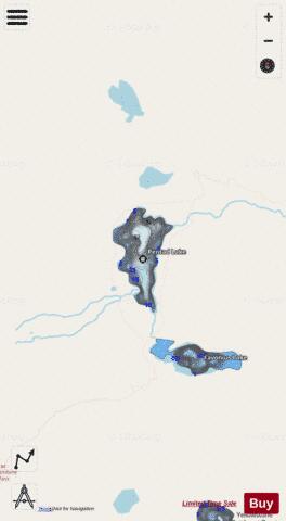 Pentad Lake depth contour Map - i-Boating App - Streets