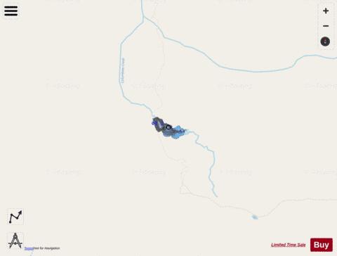 Lake Columbine depth contour Map - i-Boating App - Streets