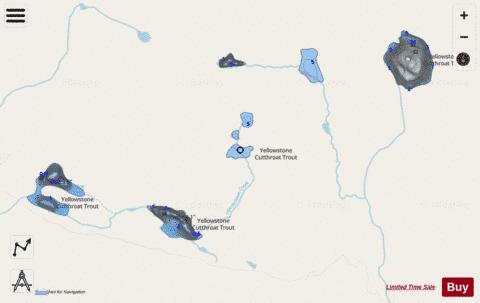 Chickadee Lake depth contour Map - i-Boating App - Streets