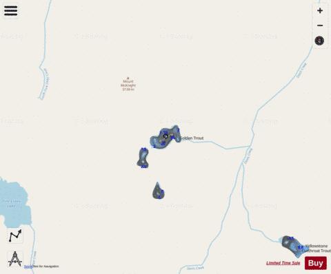 Lake Mcknight depth contour Map - i-Boating App - Streets