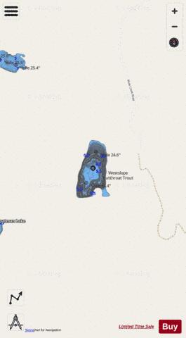 Minneopa Lake depth contour Map - i-Boating App - Streets
