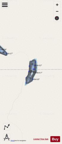 Otatsy, Lake depth contour Map - i-Boating App - Streets