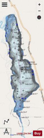 Lake Inez depth contour Map - i-Boating App - Streets