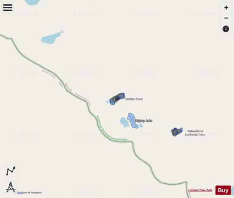 Skytop Lake depth contour Map - i-Boating App - Streets