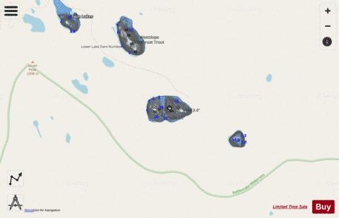 Farmers Lake #5 depth contour Map - i-Boating App - Streets