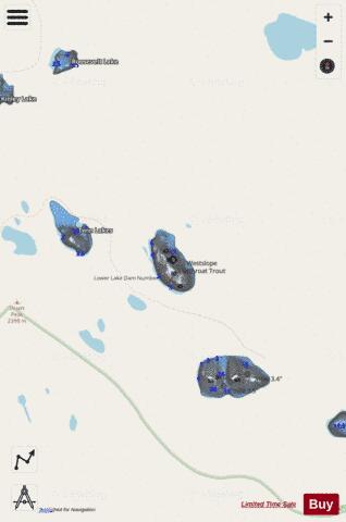 Farmers Lake #6 depth contour Map - i-Boating App - Streets
