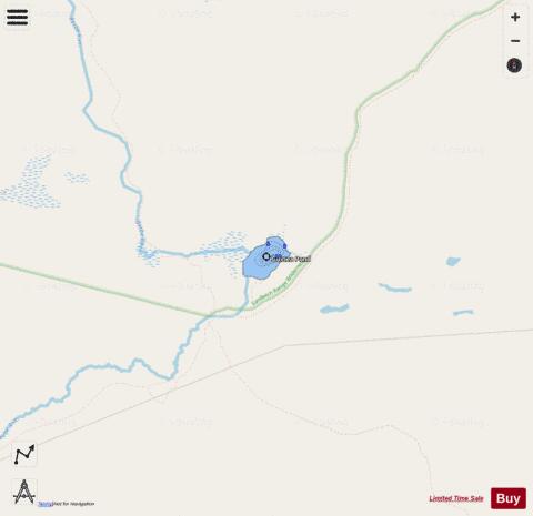 Guinea Pond depth contour Map - i-Boating App - Streets