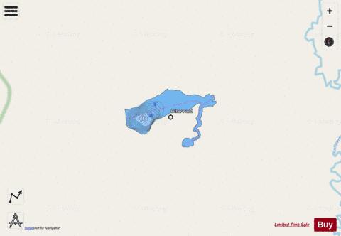 Otter Pond depth contour Map - i-Boating App - Streets