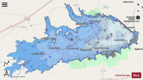 JimChapman depth contour Map - i-Boating App - Streets