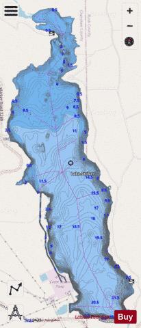 Striker depth contour Map - i-Boating App - Streets