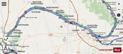 Ohio River mile 912 to mile 981 Marine Chart - Nautical Charts App - Streets