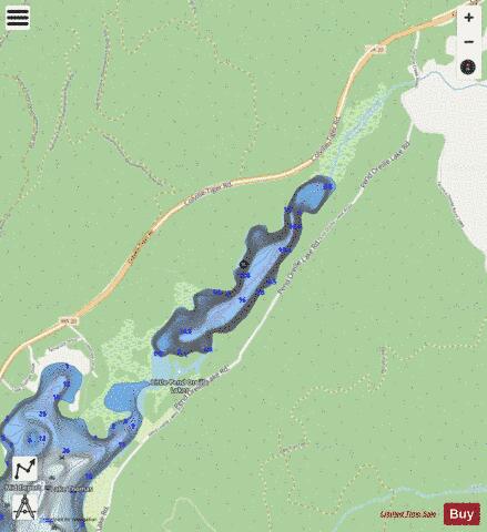 Lake Heritage depth contour Map - i-Boating App - Streets